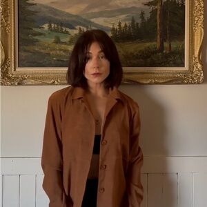 Tobacco fitted blazer